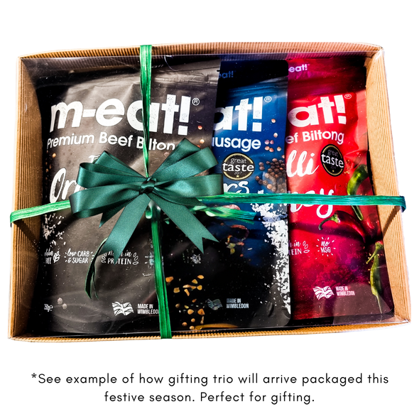 Festive Gifting Bundle - Timeless Taste Trio m-eat! Premium Biltong